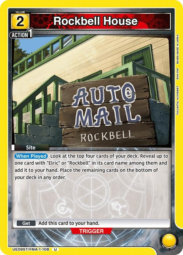 Image for Rockbell House (UE09ST/FMA-1-108) (UE09ST) - Union Arena