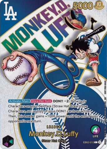 Monkey.D.Luffy (Dodgers x ONE PIECE) [Cartas promocionales de One Piece]