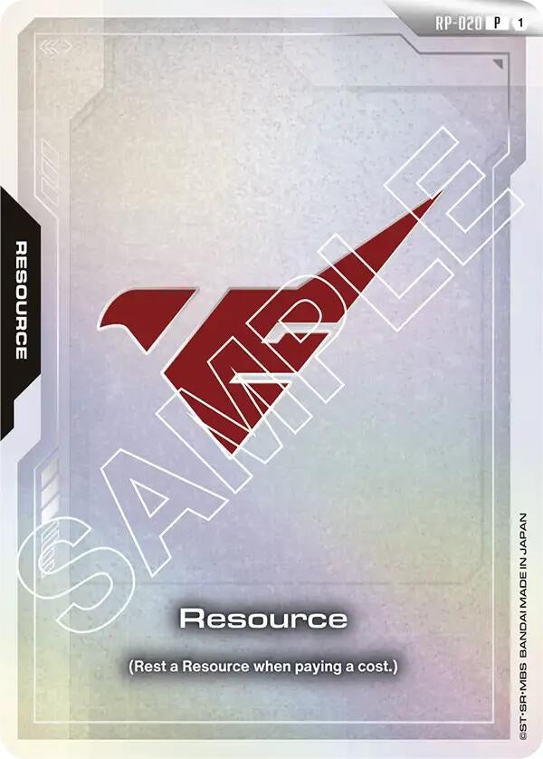 Image for Resource (RP-020) (Asticassia School of Technology) (RP-020) (RP) - Gundam Card Game