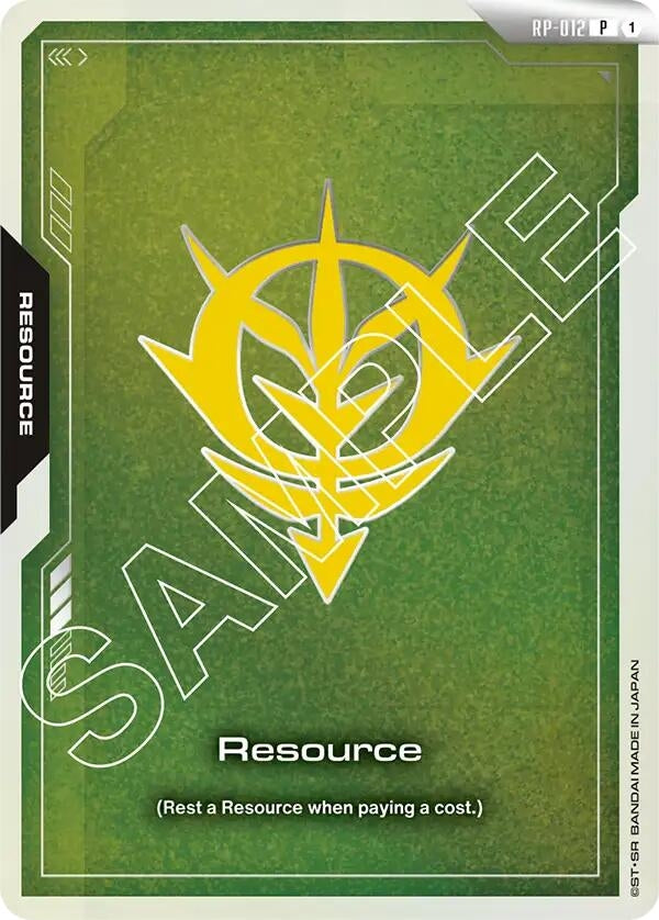 Image for Resource (RP-012) (Zeon Force) (RP-012) (RP) - Gundam Card Game
