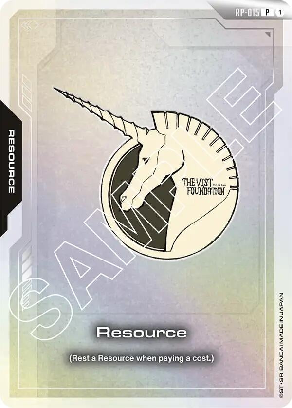 Image for Resource (RP-015) (Vist Foundation) (RP-015) (RP) - Gundam Card Game
