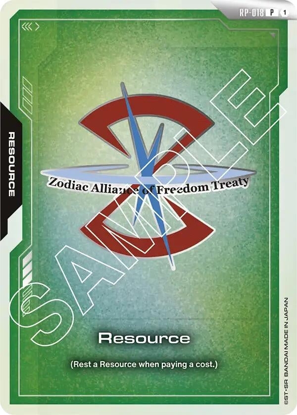 Image for Resource (RP-018) (ZAFT) (RP-018) (RP) - Gundam Card Game