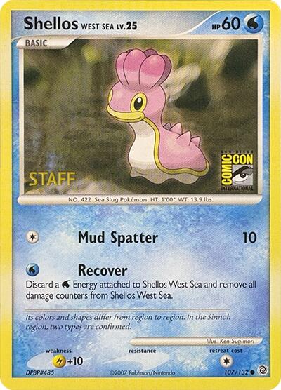 Shellos Mar del Oeste (107/132) (Personal de la SDCC 2007) [Cartas Varias]