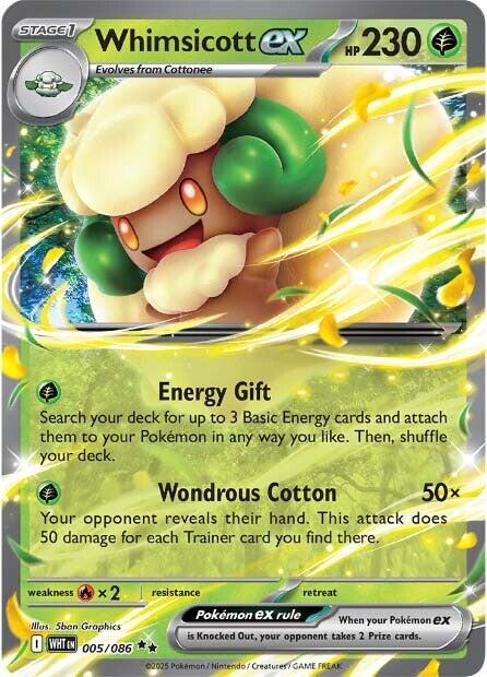 Whimsicott ex (005/086) [Écarlate et Violet : Flammes de l'Aube]