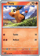 Tepig (011/086) [Écarlate et Violet : Flamme Blanche]