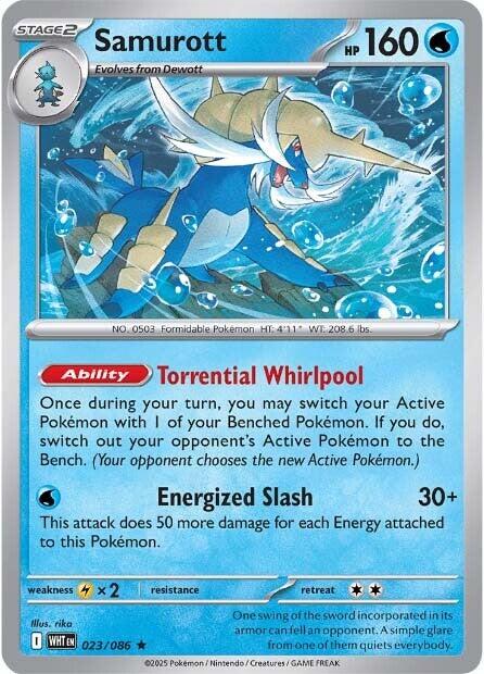 Samurott (023/086) [Écarlate et Violet : Flammes Blanches]