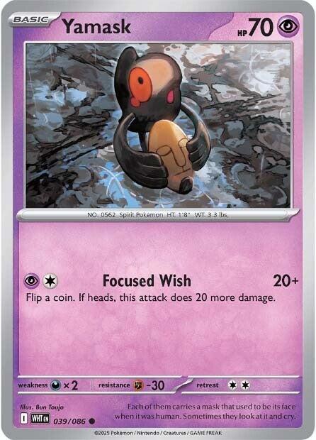 Yamask (039/086) [Écarlate et Violet : Flamme Blanche]
