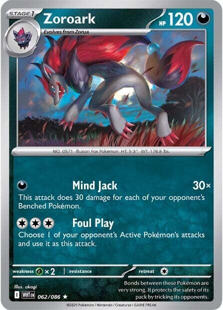 Zoroark (062/086) [Écarlate et Violet : Flamme Blanche]