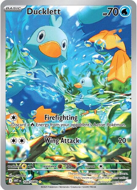 Ducklett (109/086) [Escarlata y Púrpura: Llama Blanca]