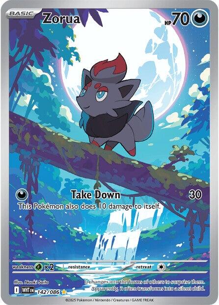 Zorua (142/086) [Écarlate et Violet : Flamme Blanche]