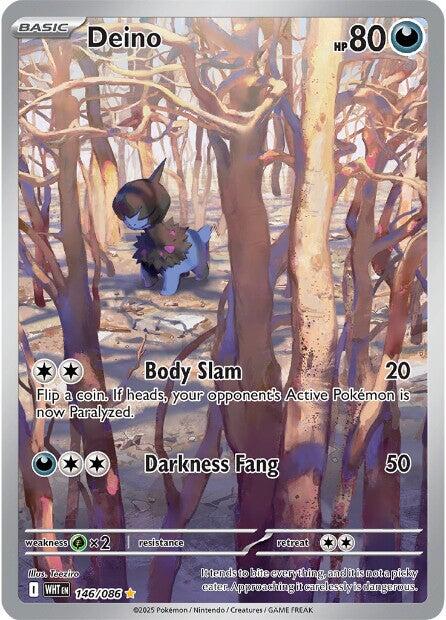 Deino (146/086) [Écarlate et Violet : Flammes Blanches]