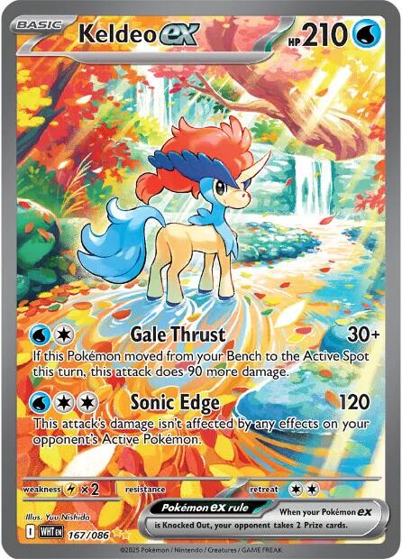 Keldeo ex (167/086) [Écarlate et Violet : Flamme Blanche]