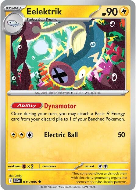 Eelektrik (031/086) [Escarlata y Púrpura: Rayo Negro]