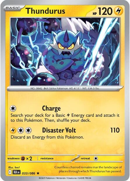 Thundurus (033/086) [Écarlate et Violet : Éclair noir]