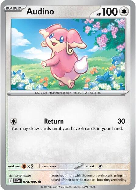 Audino (074/086) [Écarlate et Violet : Éclair Noir]