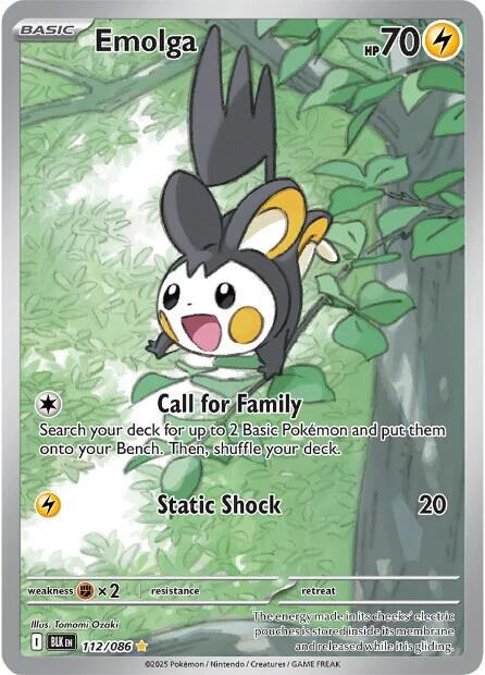 Emolga (112/086) [Écarlate et Violet : Éclair Obscur]