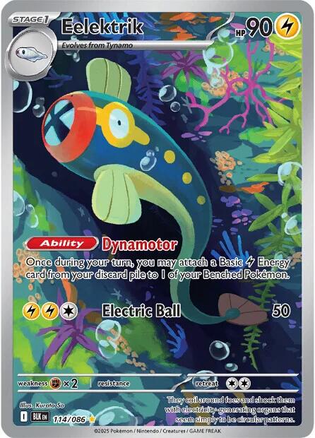 Eelektrik (114/086) [Escarlata y Púrpura: Rayo Negro]