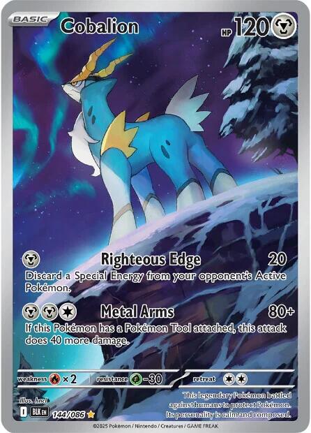 Cobalion (144/086) [Escarlata y Púrpura: Rayo Negro]