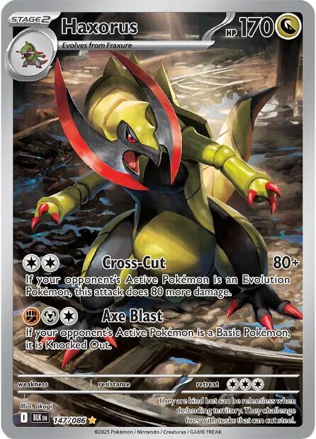 Haxorus (147/086) [Écarlate et Violet : Éclair Obscur]