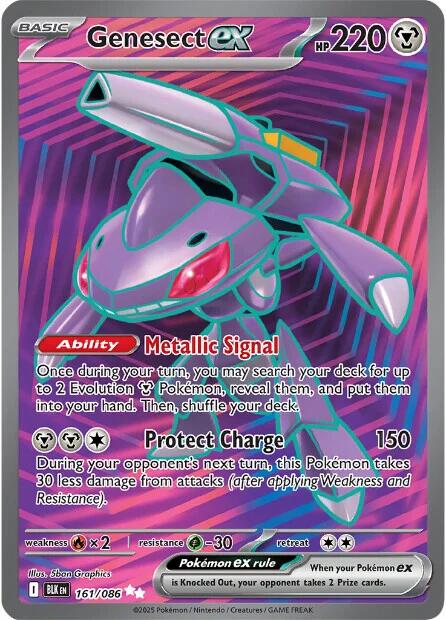 Genesect ex (161/086) [Écarlate et Violet : Éclair noir]