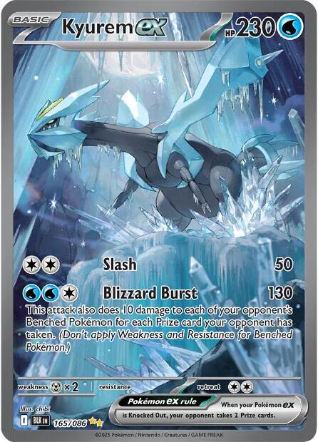 Kyurem ex (165/086) [Écarlate et Violet : Éclair noir]