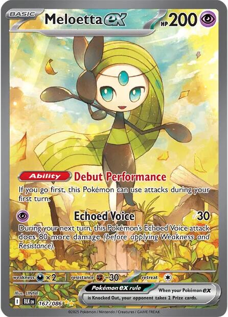 Meloetta ex (167/086) [Escarlata y Púrpura: Rayo Negro]