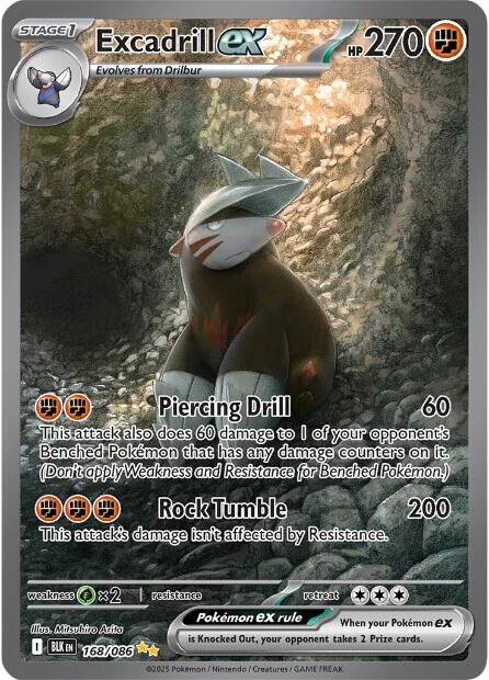 Excadrill ex (168/086) [Écarlate et Violet : Foudre Noire]