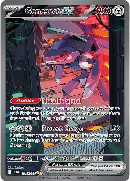 Genesect ex (169/086) [Écarlate et Violet : Éclair Noir]