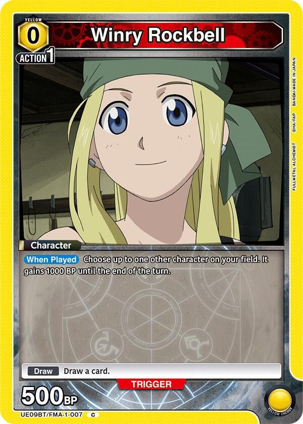 Image for Winry Rockbell (007) (UE09BT/FMA-1-007) (UE09BT) - Union Arena