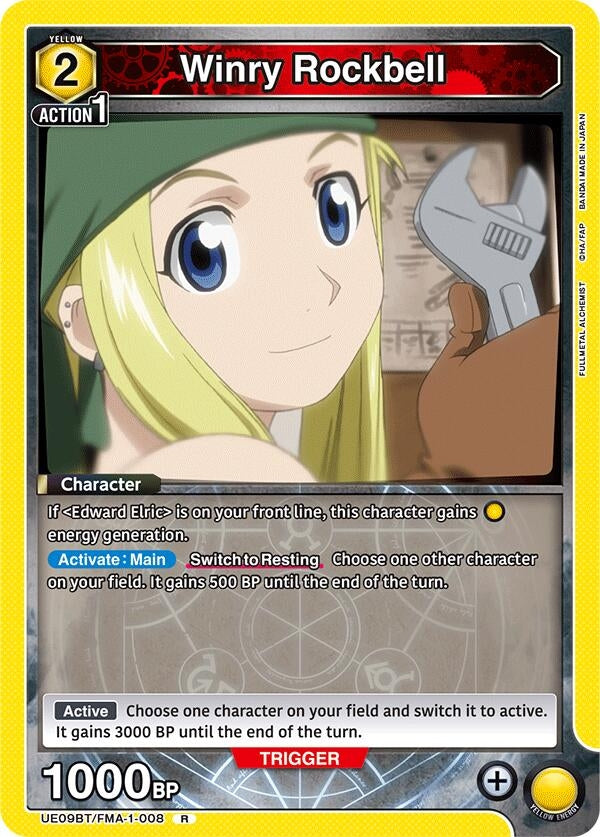 Image for Winry Rockbell (008) (UE09BT/FMA-1-008) (UE09BT) - Union Arena
