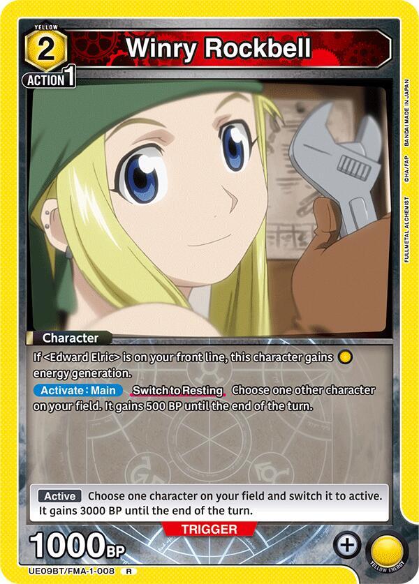 Winry Rockbell (008) - UE09BT: FULLMETAL ALCHEMIST (UE09BT)