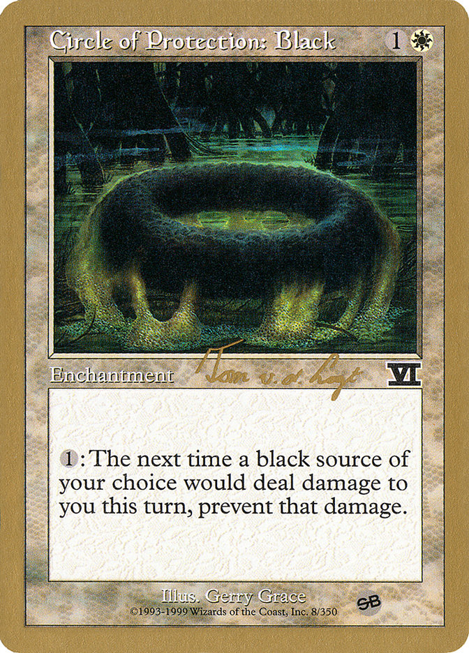 Cercle de protection: Noir (Tom van de Logt) (SB) [Decks des Championnats du Monde 2000]