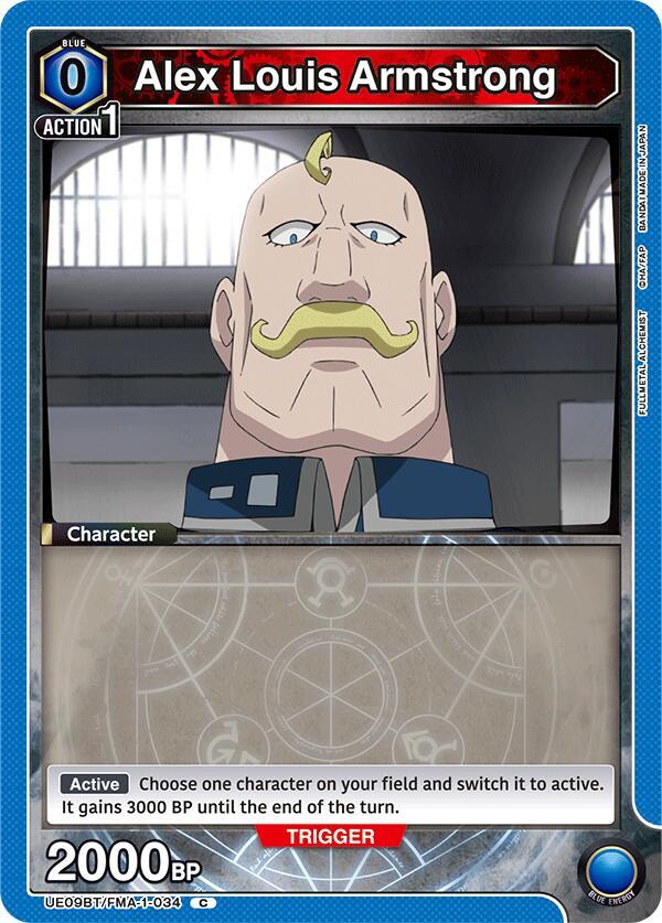 Alex Louis Armstrong (034) - UE09BT: FULLMETAL ALCHEMIST (UE09BT)