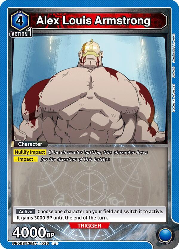 Alex Louis Armstrong (036) - UE09BT: FULLMETAL ALCHEMIST (UE09BT)