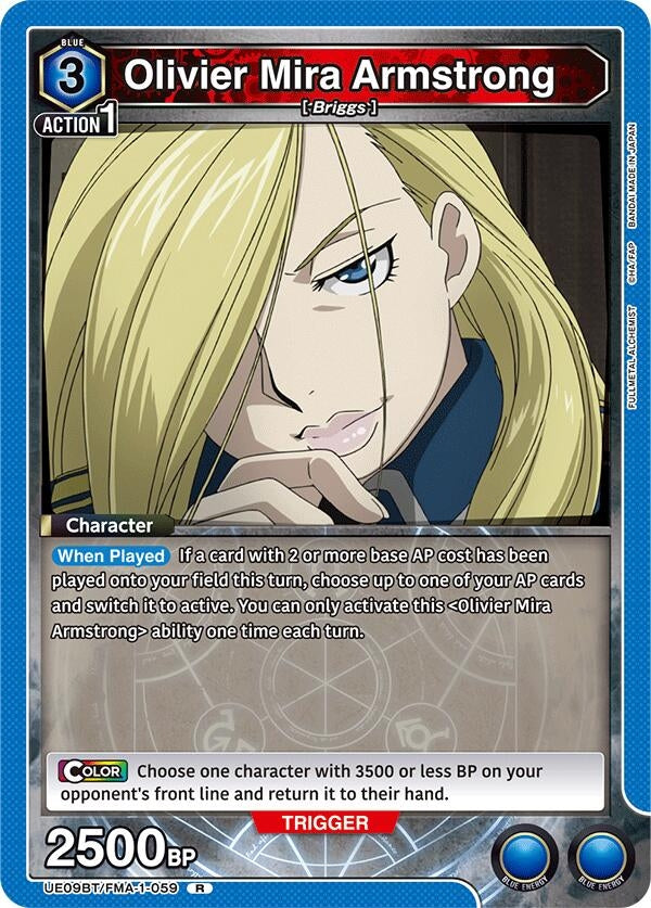 Image for Olivier Mira Armstrong (059) (UE09BT/FMA-1-059) (UE09BT) - Union Arena