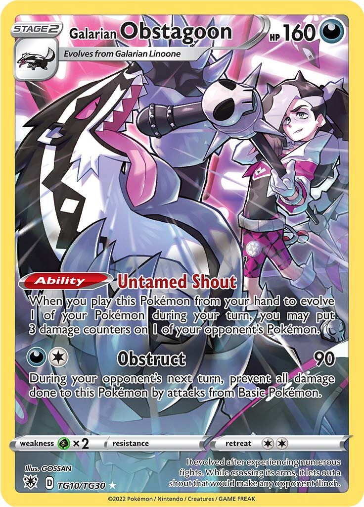 Obstagoon de Galar (TG10/TG30) [Espada y Escudo: Resplandor Astral]