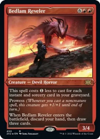 Juerguista de Bedlam (grabado foil) [Double Masters 2022]