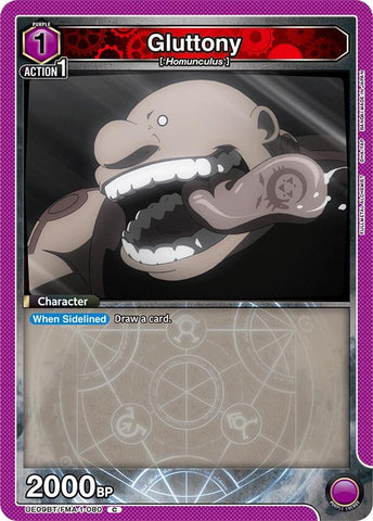 Image for Gluttony (080) (UE09BT/FMA-1-080) (UE09BT) - Union Arena
