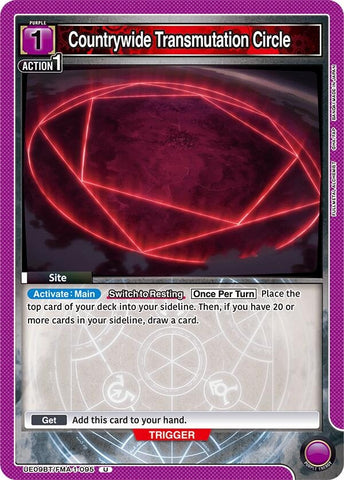 Image for Countrywide Transmutation Circle (UE09BT/FMA-1-095) (UE09BT) - Union Arena