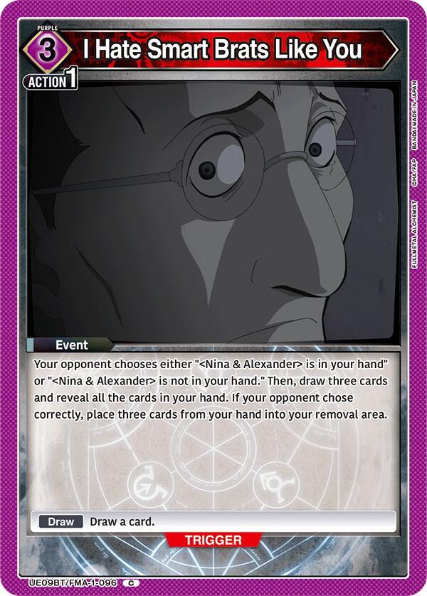 I Hate Smart Brats Like You - UE09BT: FULLMETAL ALCHEMIST (UE09BT)