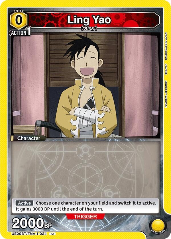 Image for Ling Yao (024) (Box Topper Foil) (UE09BT/FMA-1-024) (UE09BT) - Union Arena