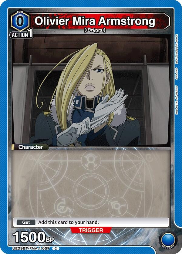 Image for Olivier Mira Armstrong (057) (Box Topper Foil) (UE09BT/FMA-1-057) (UE09BT) - Union Arena