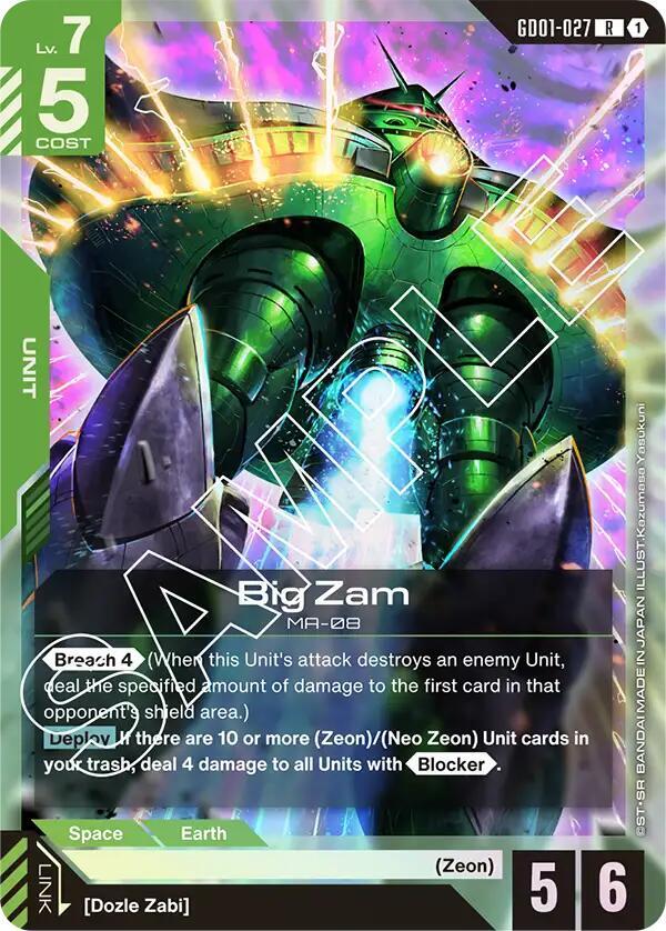 Big Zam - Newtype Rising (GD01-27)