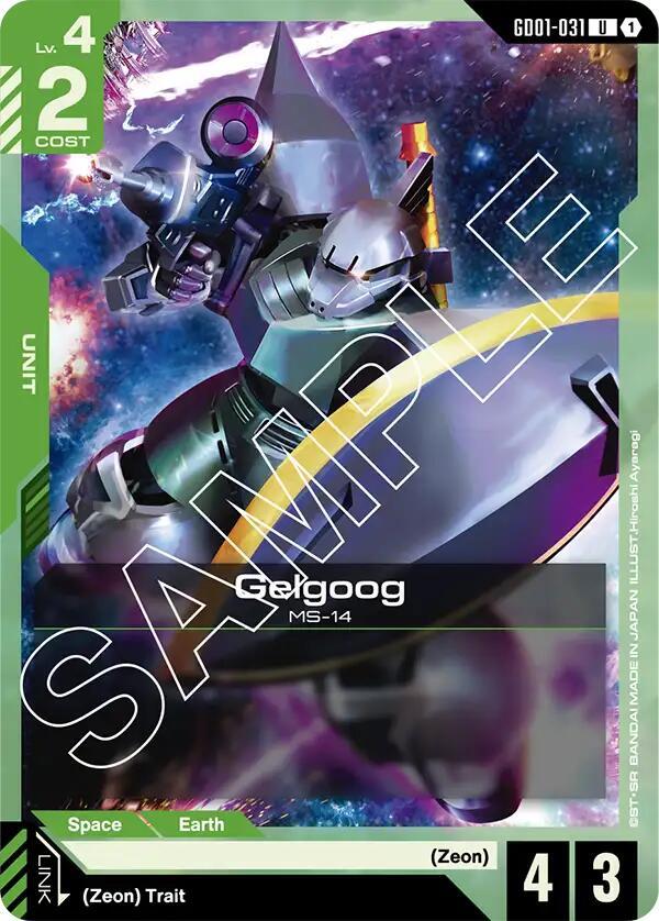 Gelgoog - Newtype Rising (GD01-31)