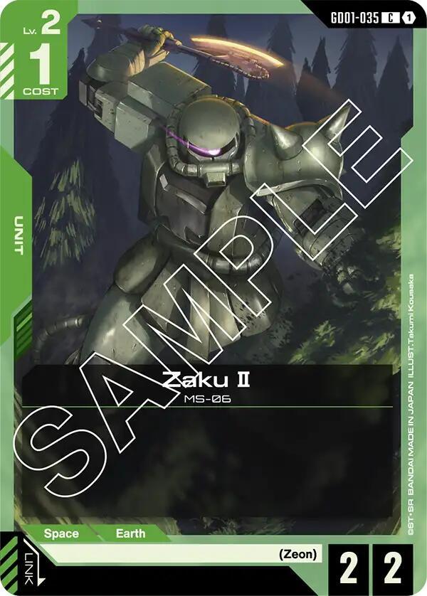 Zaku II - Newtype Rising (GD01-35)