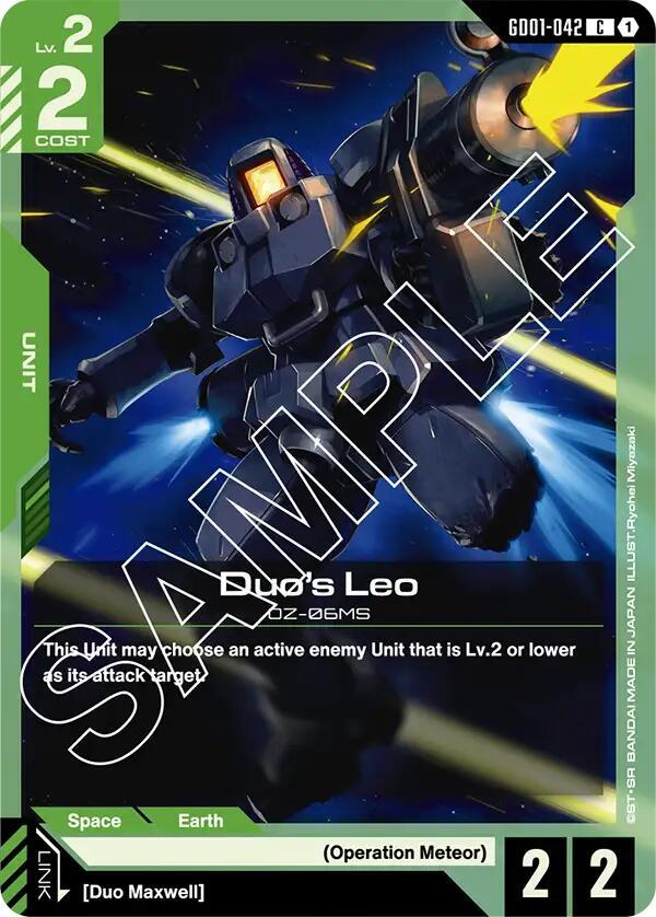 Duo's Leo - Newtype Rising (GD01-42)
