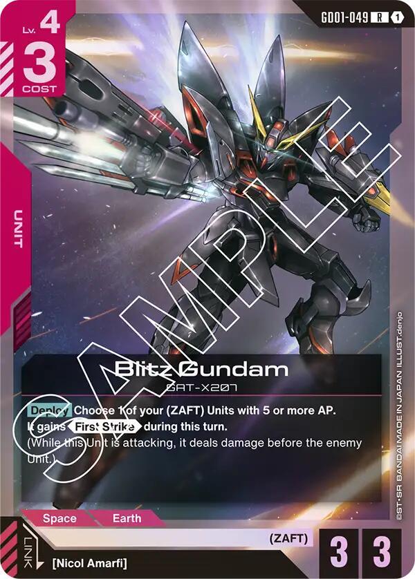 Blitz Gundam - Newtype Rising (GD01-49)