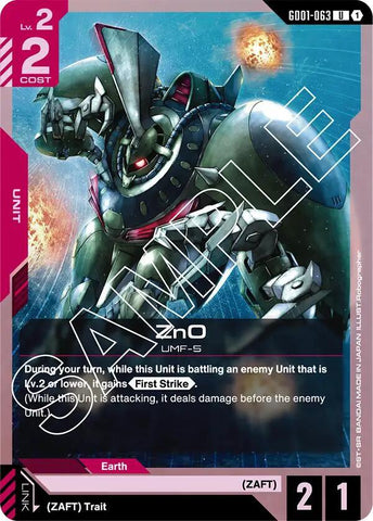 ZnO - Newtype Rising (GD01-63)