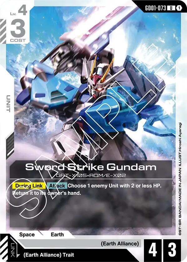 Sword Strike Gundam - Newtype Rising (GD01-73)