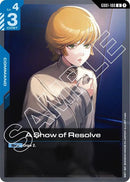 A Show of Resolve - Newtype Rising (GD01-100)